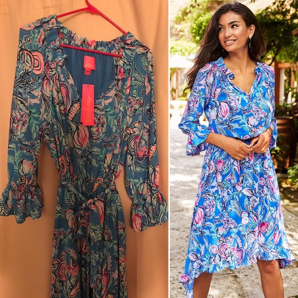 Lilly Pulitzer Dresses & Skirts - Lilly Pulitzer Allyanna Midi Dress
